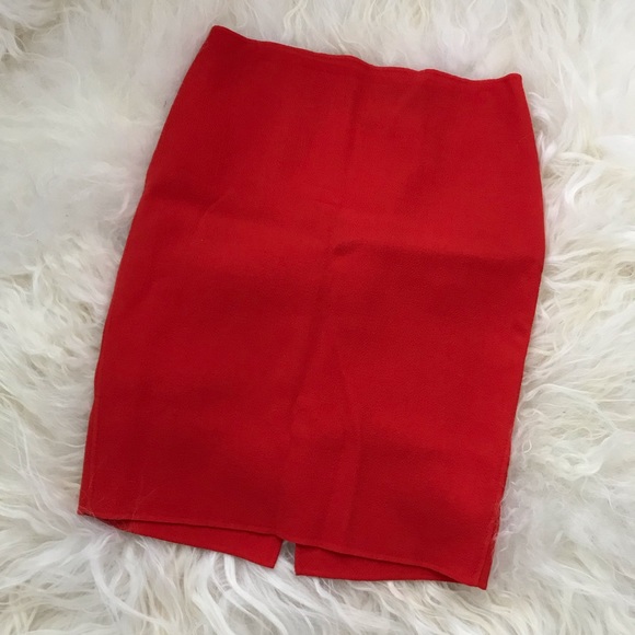 St. John Wool Pencil Skirt